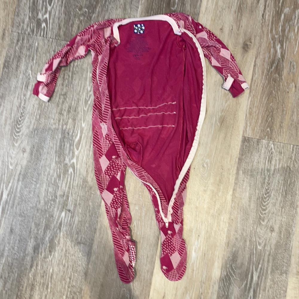 Kic Kee pants footie with zipper
